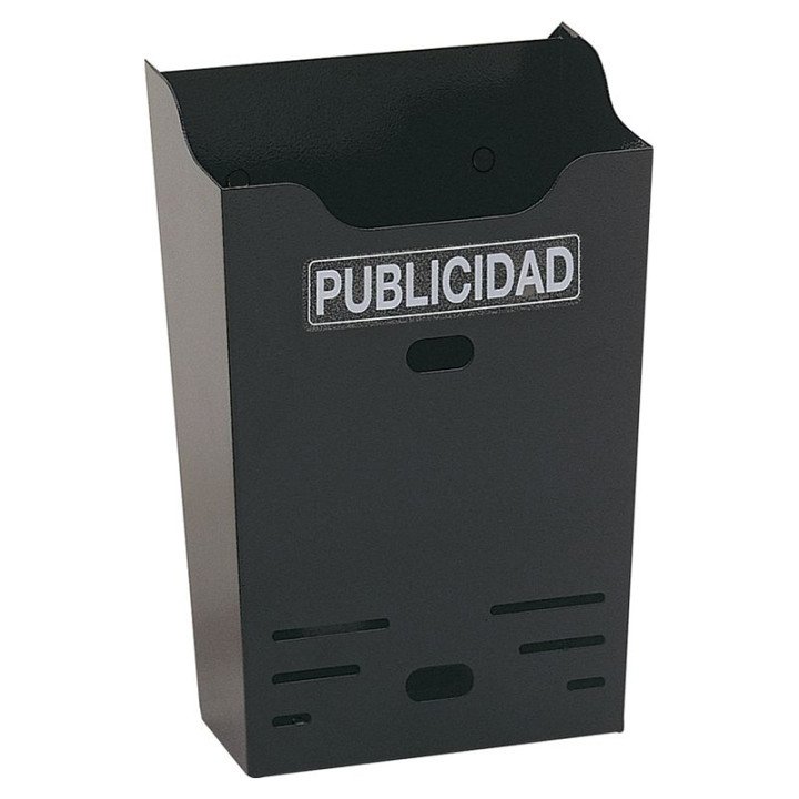 Cestas de publicidad para comunidades y hogar.<br>Fabricadas en acero inoxidable o en acero pintado en blanco o negro.<br>Dos fo