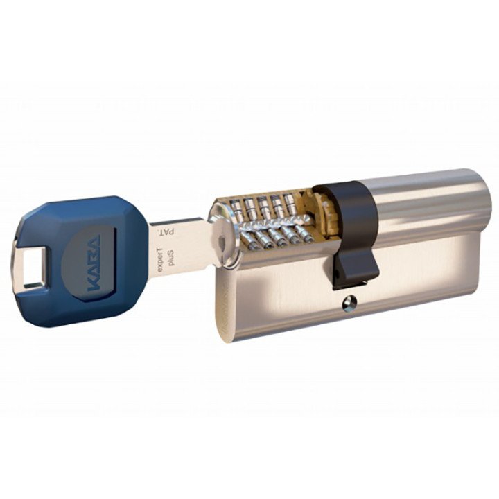 Kaba expert plus<br><br>Kaba expert plus es un sistema de cilindros de cierre de alta seguridad, de 4 filas de componentes de bl