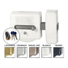 •Placas base y mecanismos de acero inoxidable (AISI304)<br>•Barra de hierro y carcasas de zamak<br>•Se suministra CON BOMBILLO K